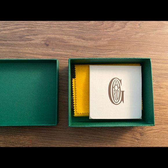 New Goyard SaintSulpice CardHolder- Classic Black Canvas/Leather Compact Wallet - Picture 4 of 10